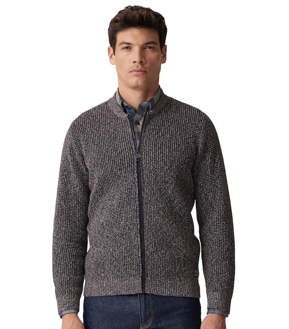 Strickjacke uni