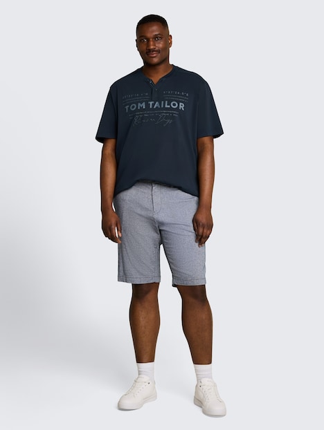 Henley T-Shirt im Used-Look