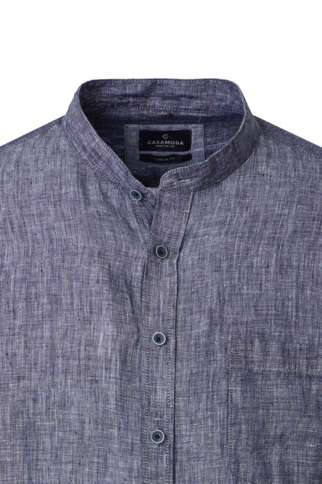 Leinenhemd uni Casual Fit