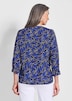 Elegante Printbluse mit Rundhalsausschnitt