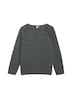 Pullover mit Strukturstreifen