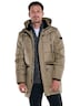 engbers Herren Steppjacke mit abnehmbarer Kapuze , Beige