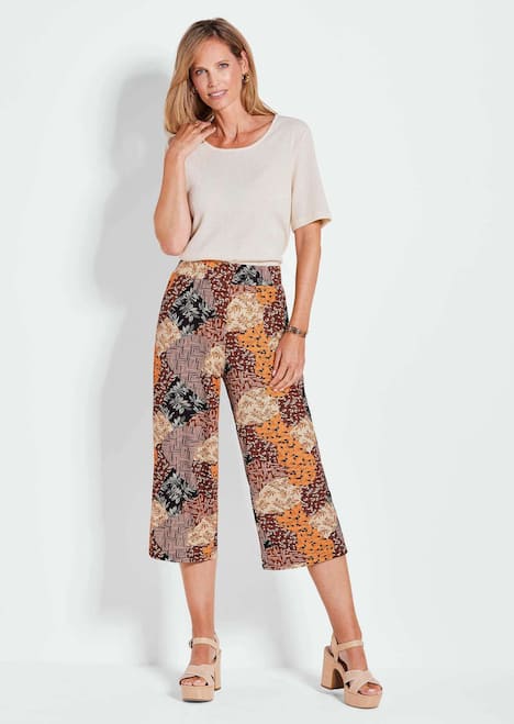 Sommerhose VERA mit Mustermix Print