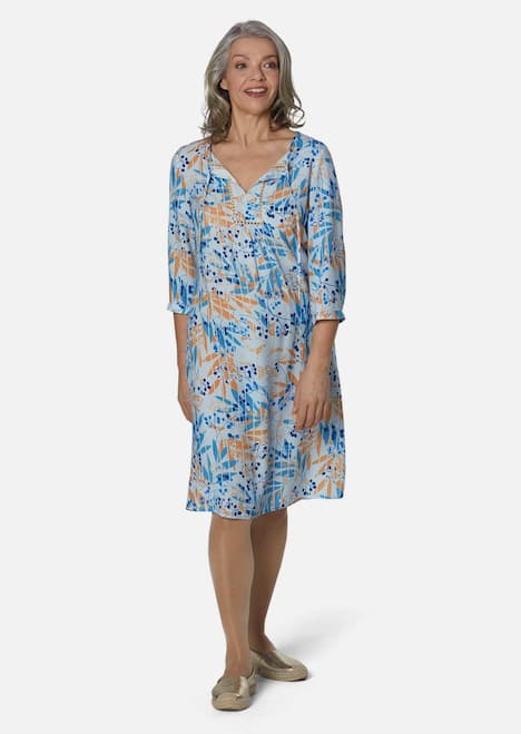 Leichtes Druckkleid aus trageangenehmer Viskose