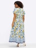 Kleid Kurzarm Ohne Kragen