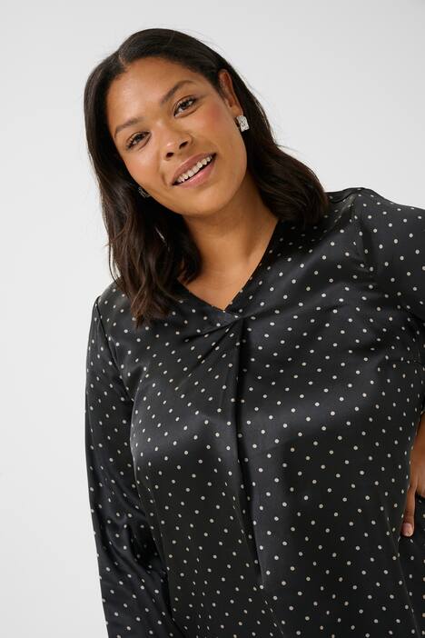 Langarm-Bluse Regular fit