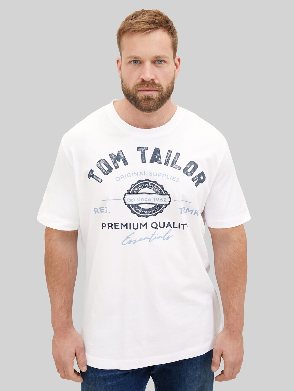 T-Shirt mit Logo Print