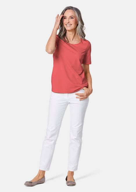 Gepflegtes Shirt in formstabiler Ware