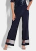 Weite Hose VERA mit Mesh-Details