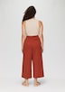 Elastische Wide-Leg-Hose aus Crêpe