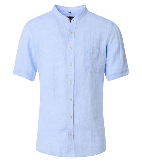 Leinenhemd uni Casual Fit