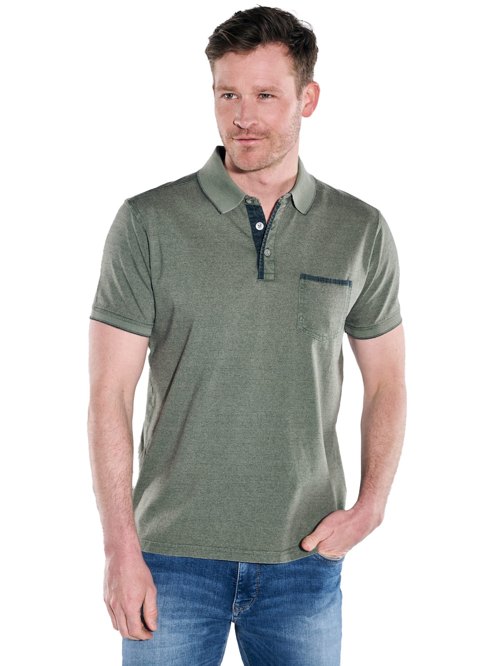 Polo-Shirt gestreift