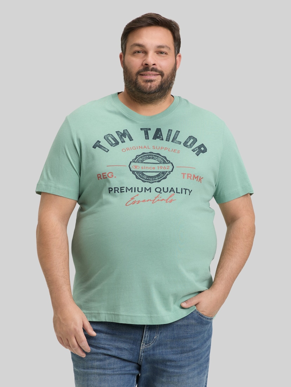 T-Shirt mit Logo Print