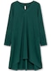Sweatkleid Langarm Uni Ohne Kragen