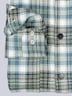 Herren Overshirt kariert , Khaki