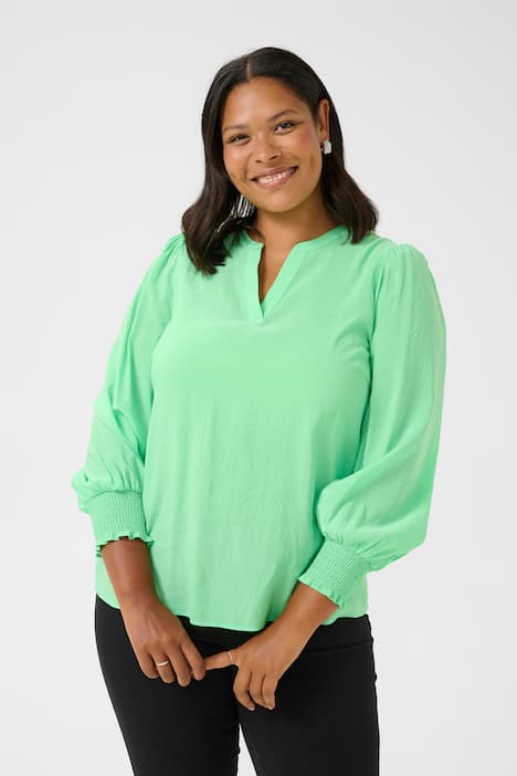 Langarm-Bluse Regular fit
