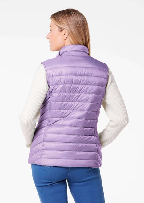 GOLDNER Gewatteerde bodywarmer Figuurvriendelijk vest met lichte wattering