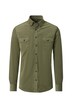 Freizeithemd Langarm uni Comfort Fit