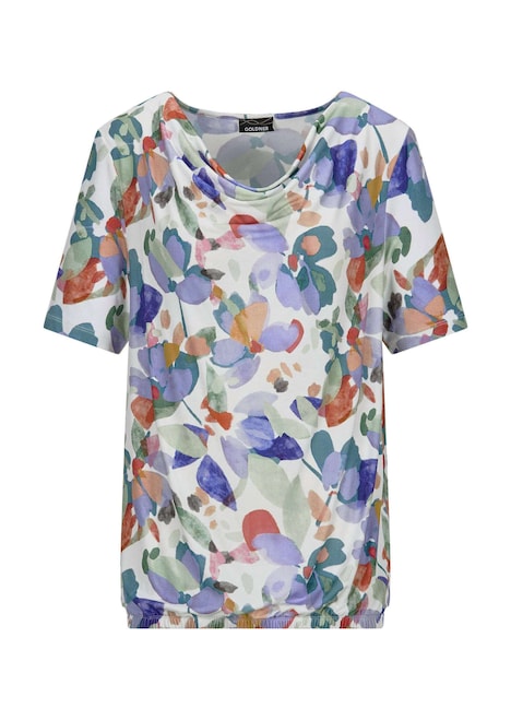 Cityshirt mit floralem Print
