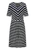 Viskosekleid im Streifen-Look