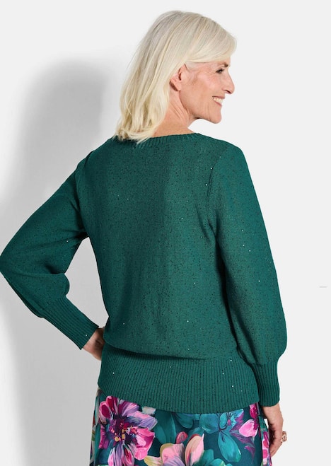 GOLDNER Trui Elegante pullover met pailletten