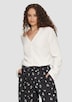 Bluse mit Stehkragen und Knopfleiste