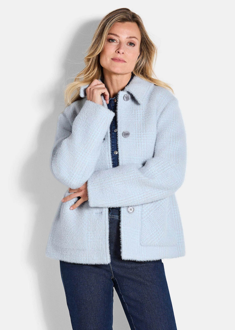 Jacke in flauschiger Qualität