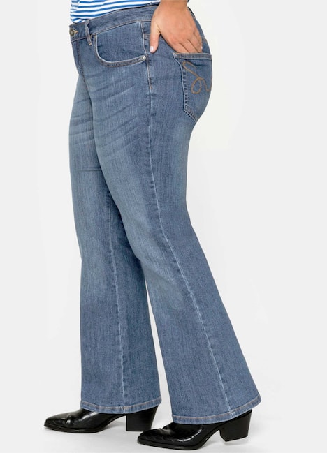 Bootcut-Jeans Uni