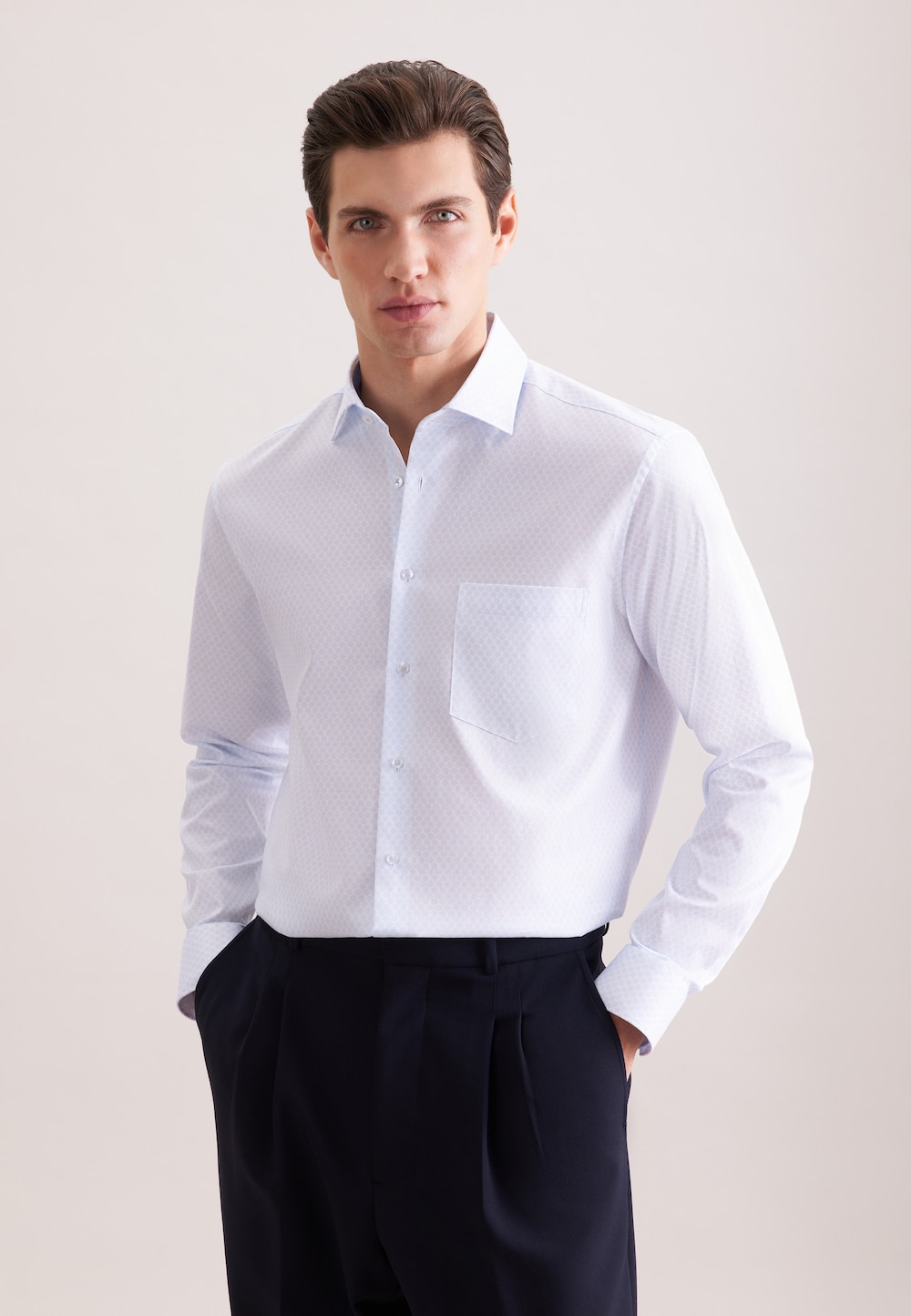 Herren Business Hemd - Druck