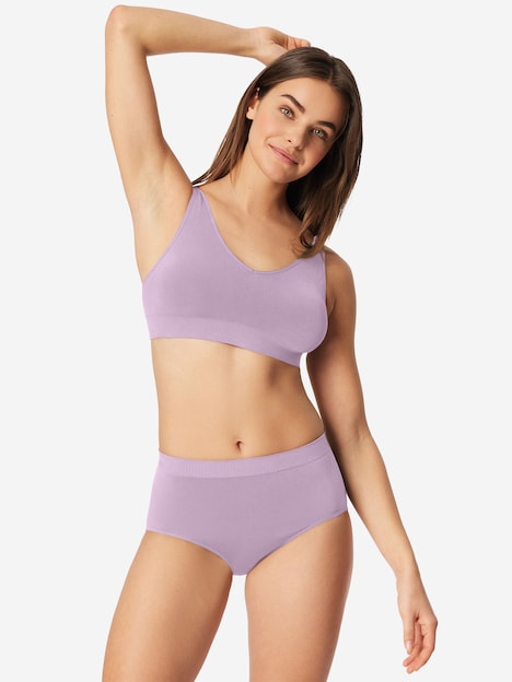 Schiesser Damen Bügelloser BH Classic Seamless orchid