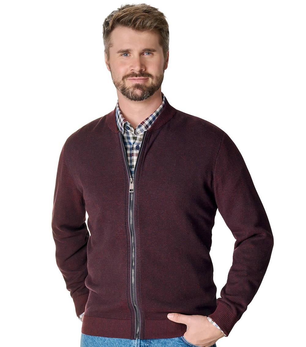 Strickjacke uni