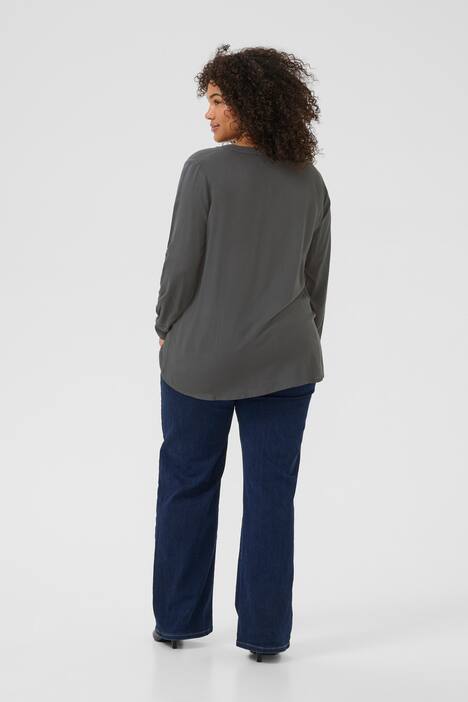 Langarm-Bluse Regular fit