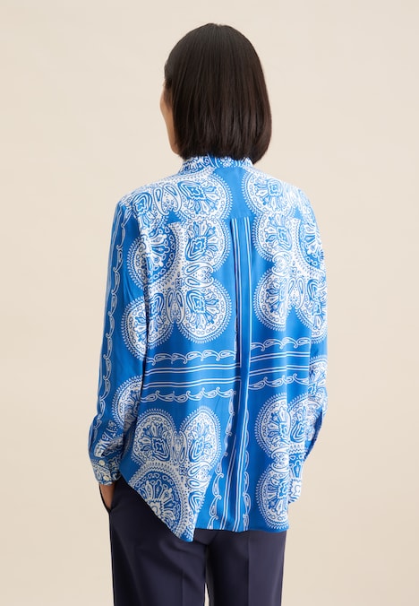 Damen Hemdbluse - Tuchprint