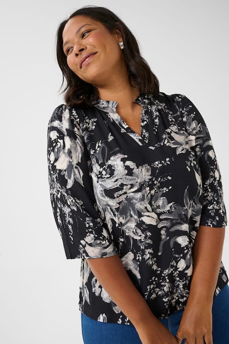 Kurzarm-Bluse A-shape