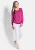 GOLDNER Blouse Elegante blouse van chiffon