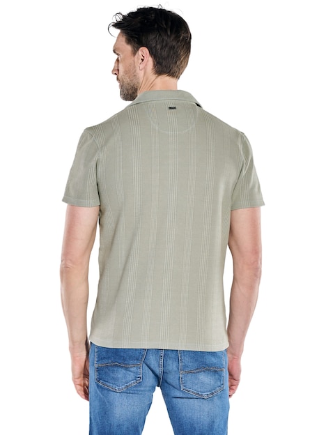 Herren Overshirt mit Knopfleiste , Gruen