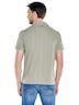 Herren Overshirt mit Knopfleiste , Gruen