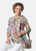 Figurschmeichelndes Drucktunika-Shirt