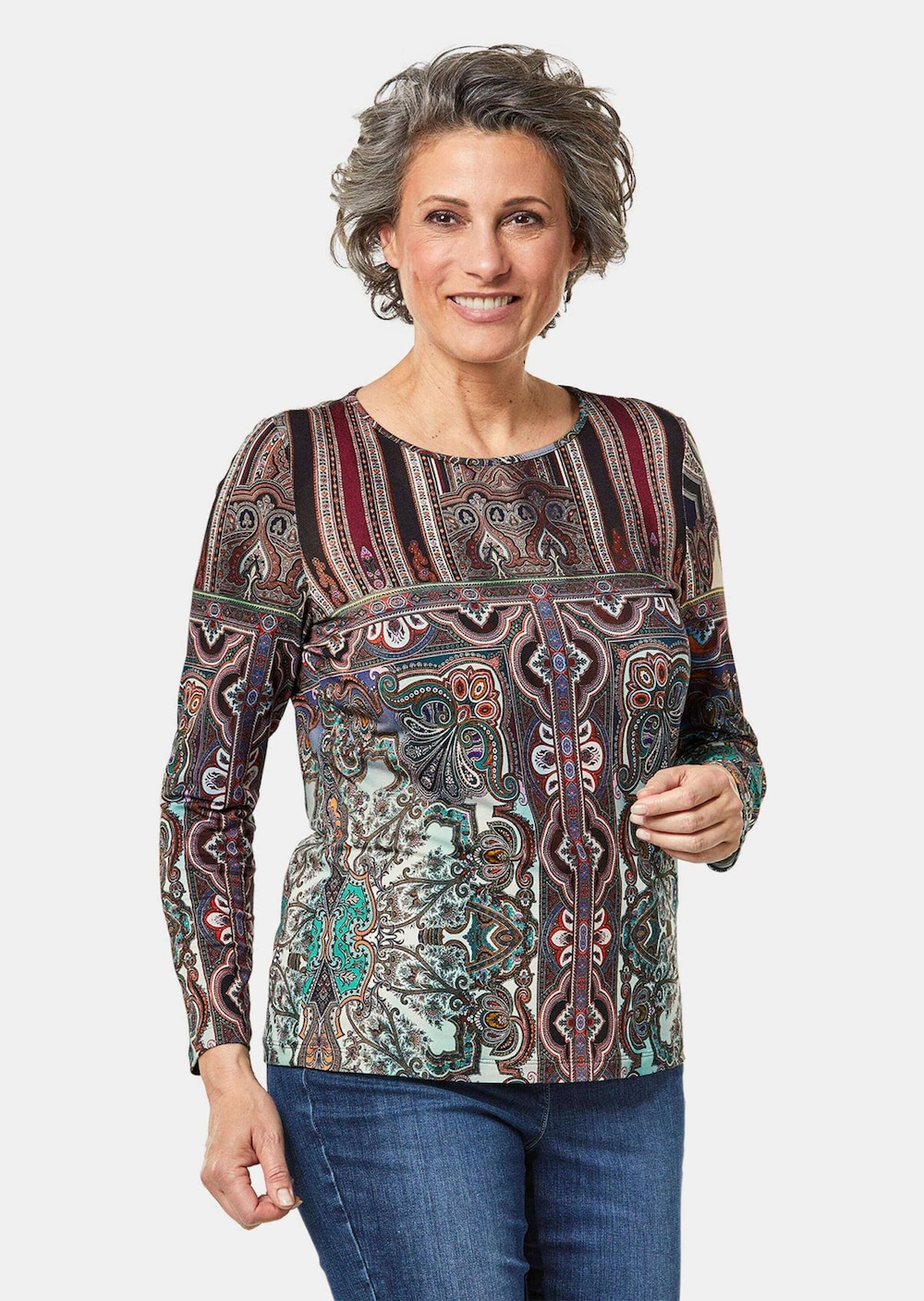 Kurzgröße - Attraktives Druckshirt in einzigartigem Look