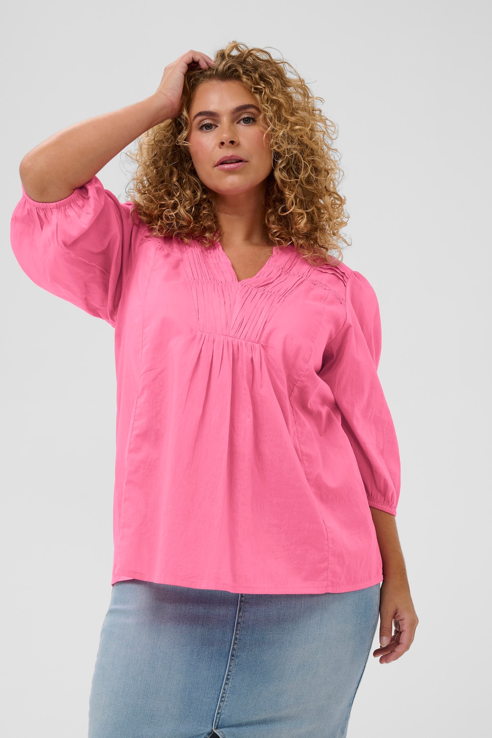 Kurzarm-Bluse Regular fit