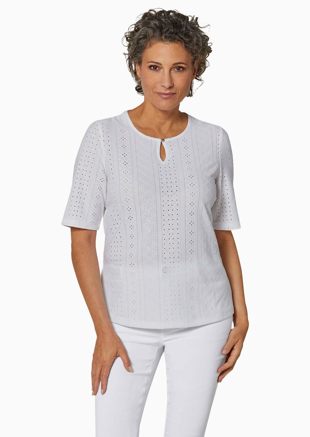 Feminines Spitzenshirt