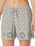 Schiesser Damen Pyjamashorts Mix & Relax Web - grau-jaspe