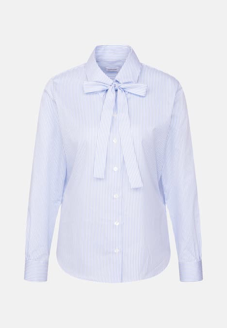 Damen Ausgestellte Bluse - Gestreift