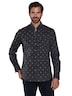 engbers Herren Langarm-Hemd gemustert , Anthrazit