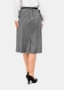 GOLDNER Rok met scheerwol Klassieke scheerwollen rok met elastische tailleband
