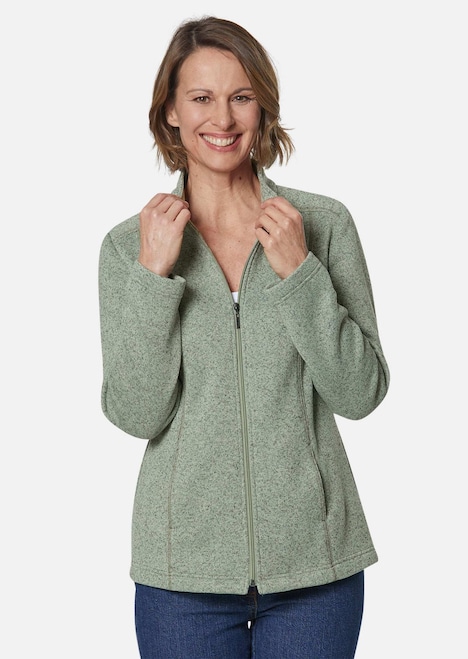 Kuschelweiche Strickfleece-Jacke