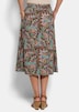 Viscose rok met patchprint