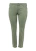 Gewaschene Hose im Slim Fit aus Baumwollsatin