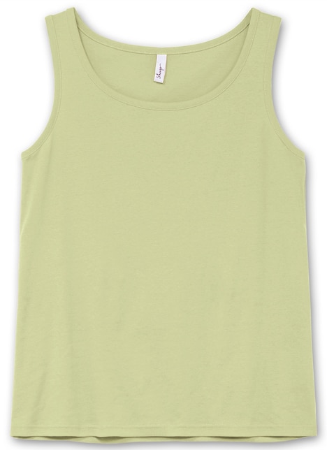 Tanktop Ärmellos Uni Ohne Kragen