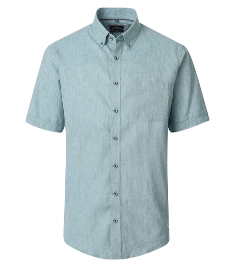 Leinenhemd kurzarm uni Comfort Fit